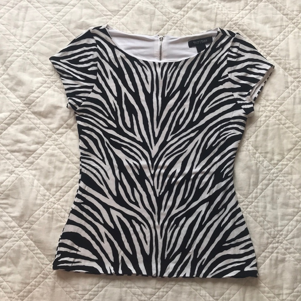 Fitted, Lined White House Black Market top